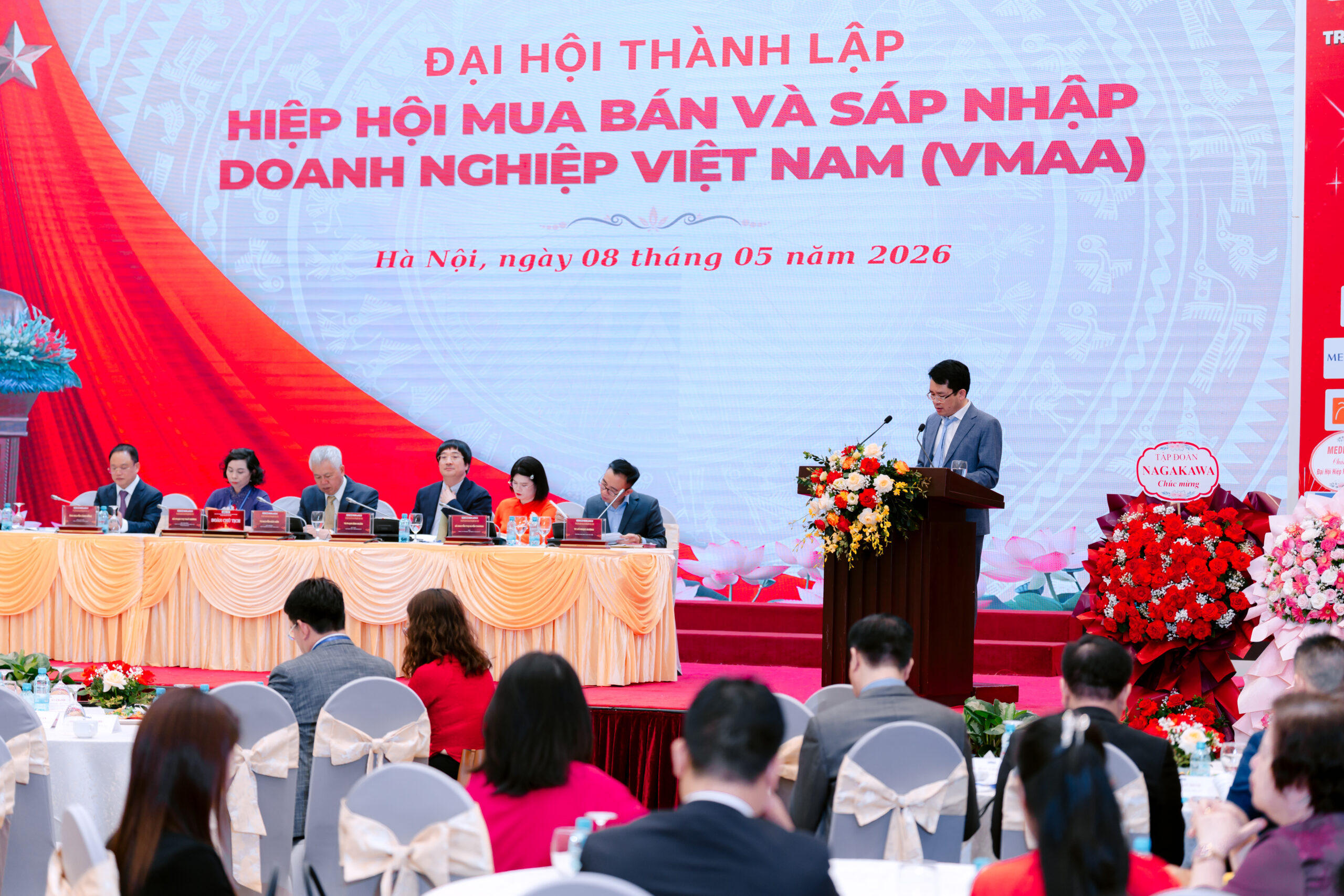 Luật sư Nguyễn Văn Thái phát biểu trong Đại hội thành lập Hiệp hội VMAA